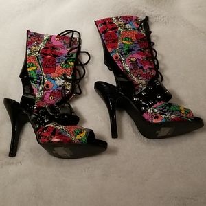 Demonia Zombie Themed Heels